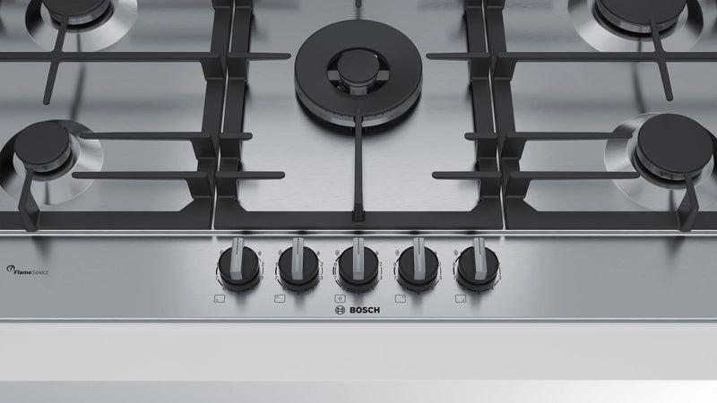 BOSCH PCR9A5B90M Built In Gas Hob 90CM S.Steel Serie6