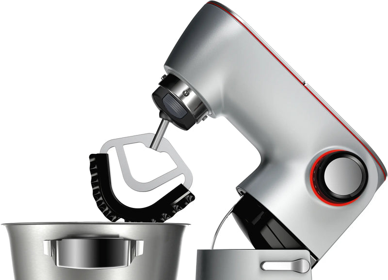 BOSCH MUM9YX5S12 Series 8 Kitchen machine with scale OptiMUM 1500 W Silver, Black