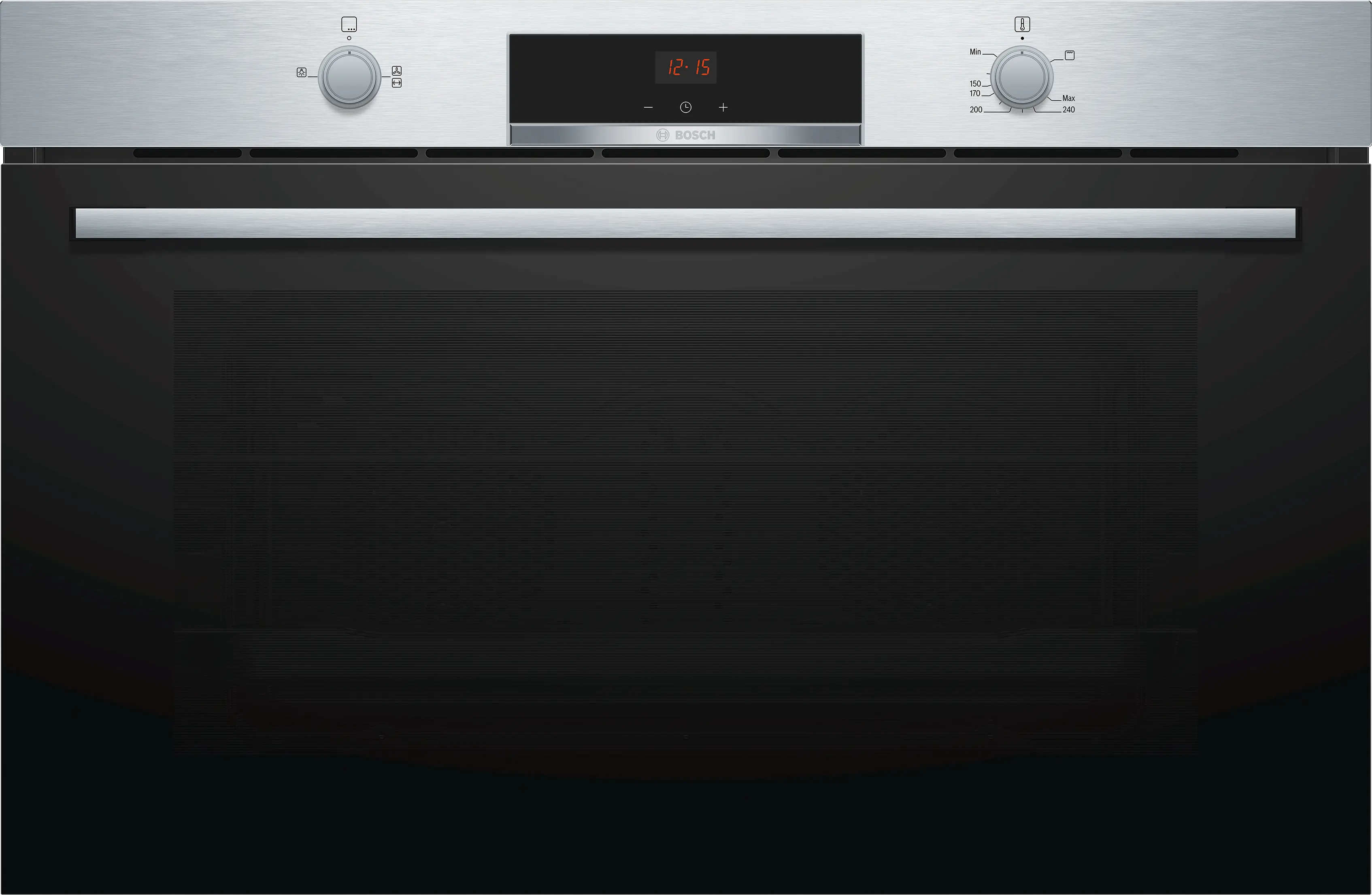 Bosch VGD553FB0 Serie 4 Built-In Gas Oven 90cm 92L Black + Stainless Steel