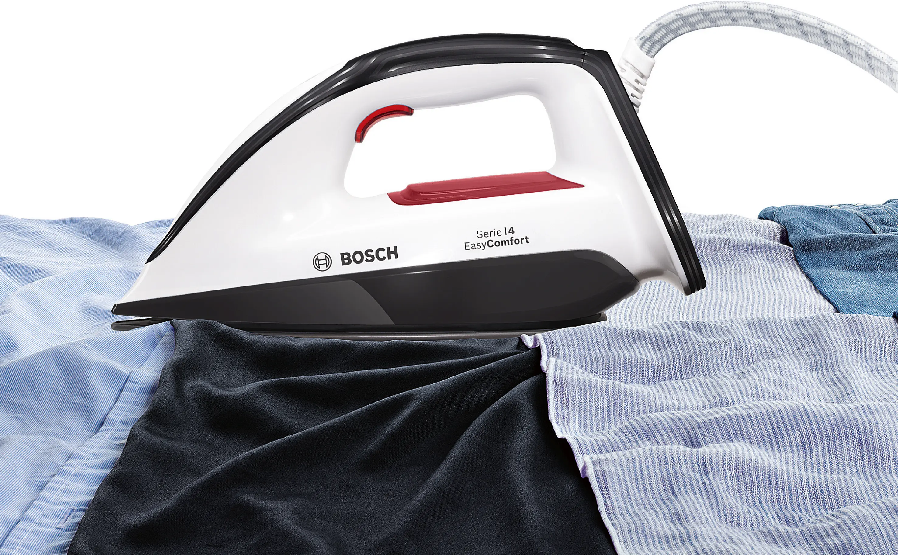 Bosch TDS4070 Serie 4 EasyComfort Steam Station 2400W White Black product view 11
