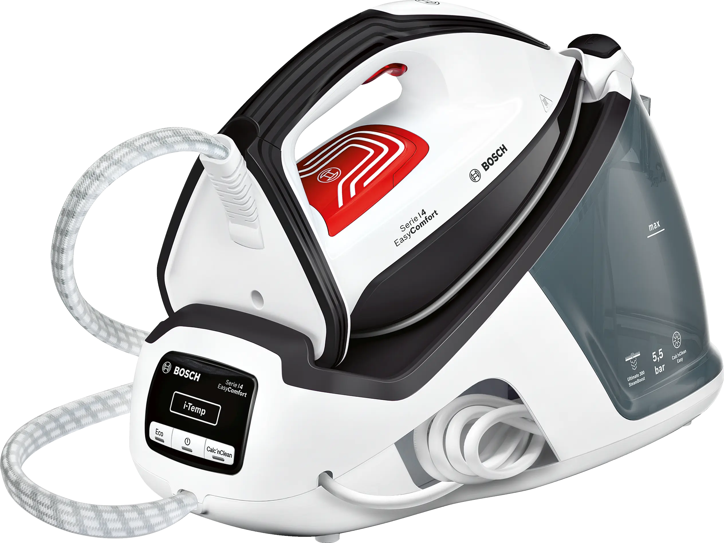 Bosch TDS4070 Serie 4 EasyComfort Steam Station 2400W White Black product view 16
