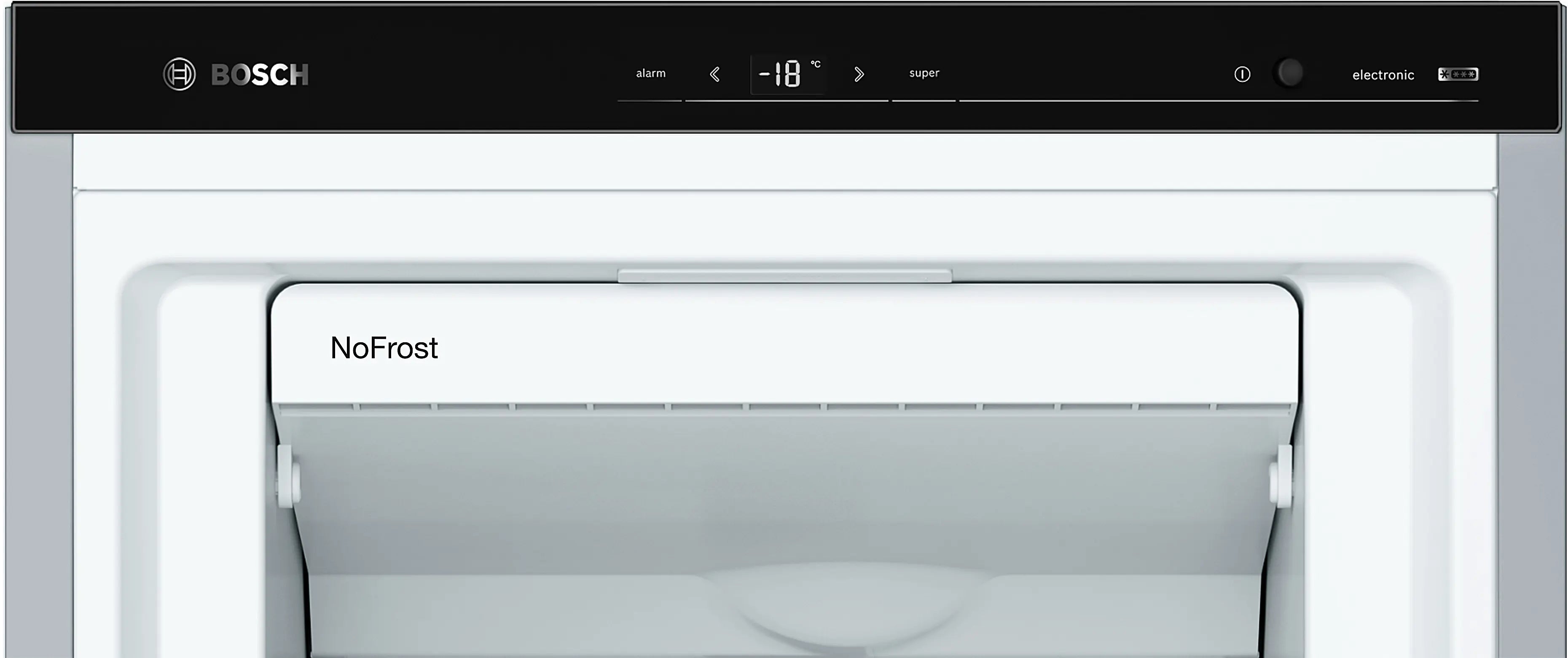 Bosch GSN36AI31U upright freezer product detail view