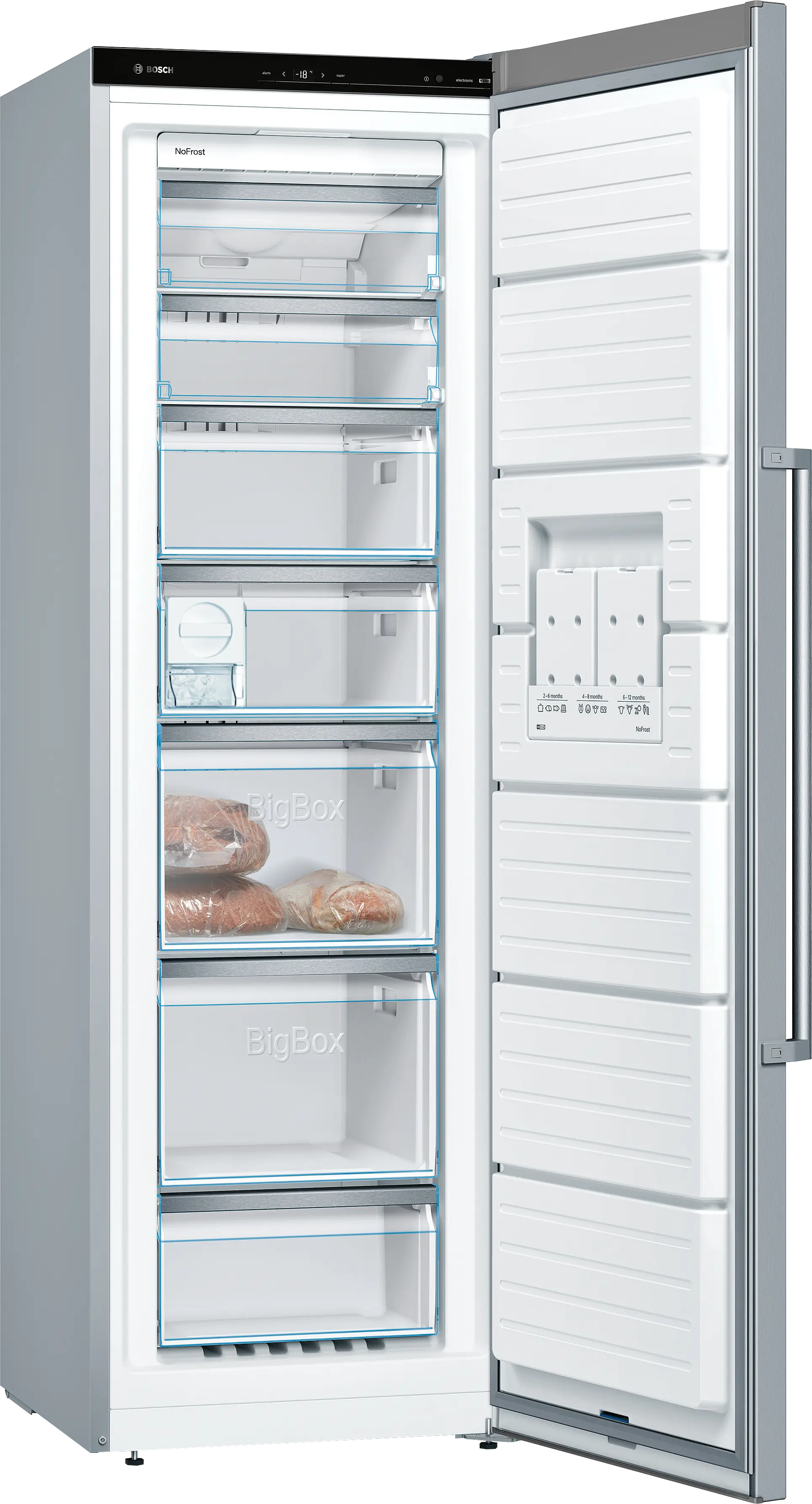 Bosch GSN36AI31U upright freezer product detail view