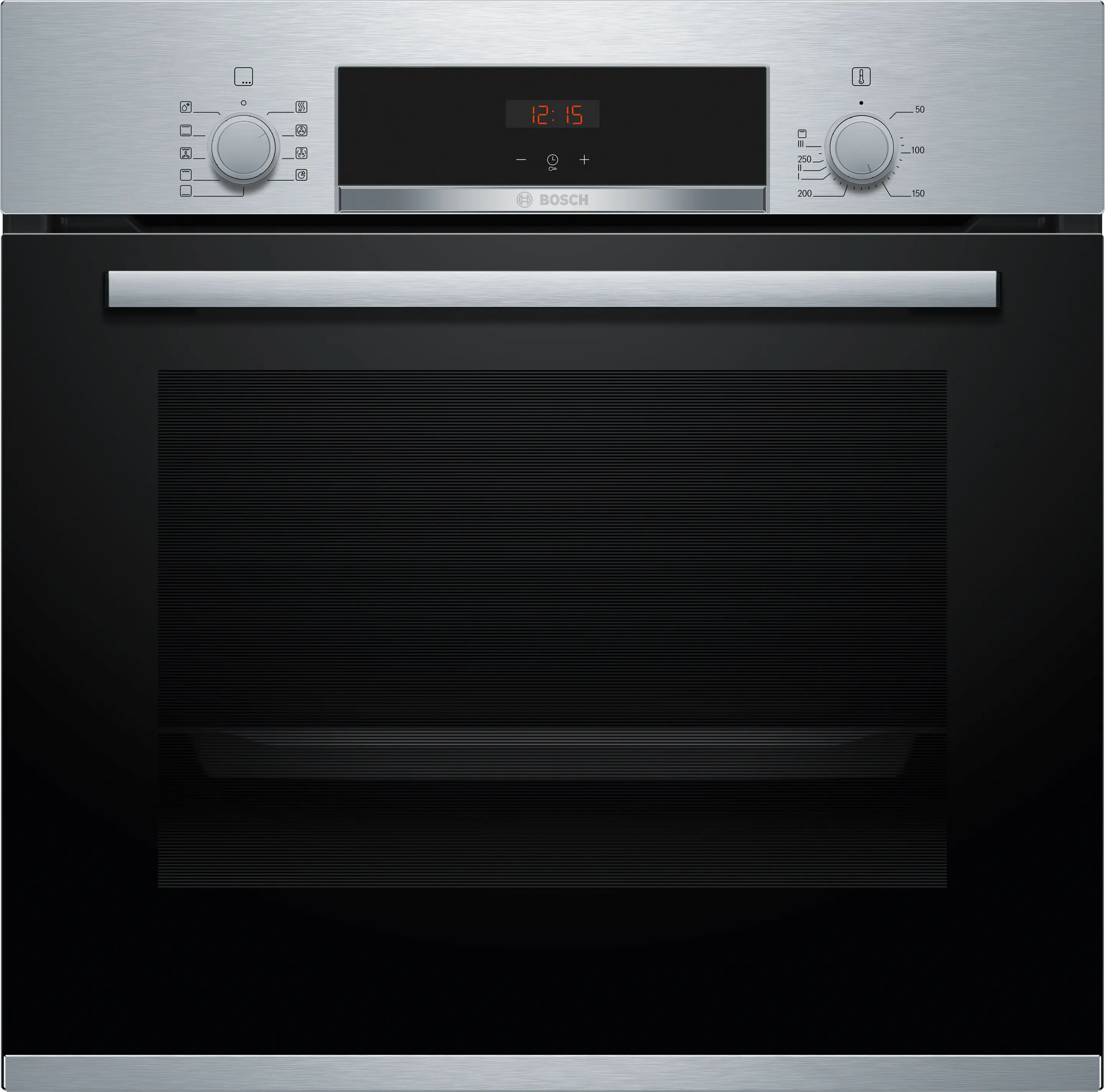BOSCH HBF534ES0Q Built In Elec Oven 60cm Serie4 66Lit Eco Clean Back S.Steel