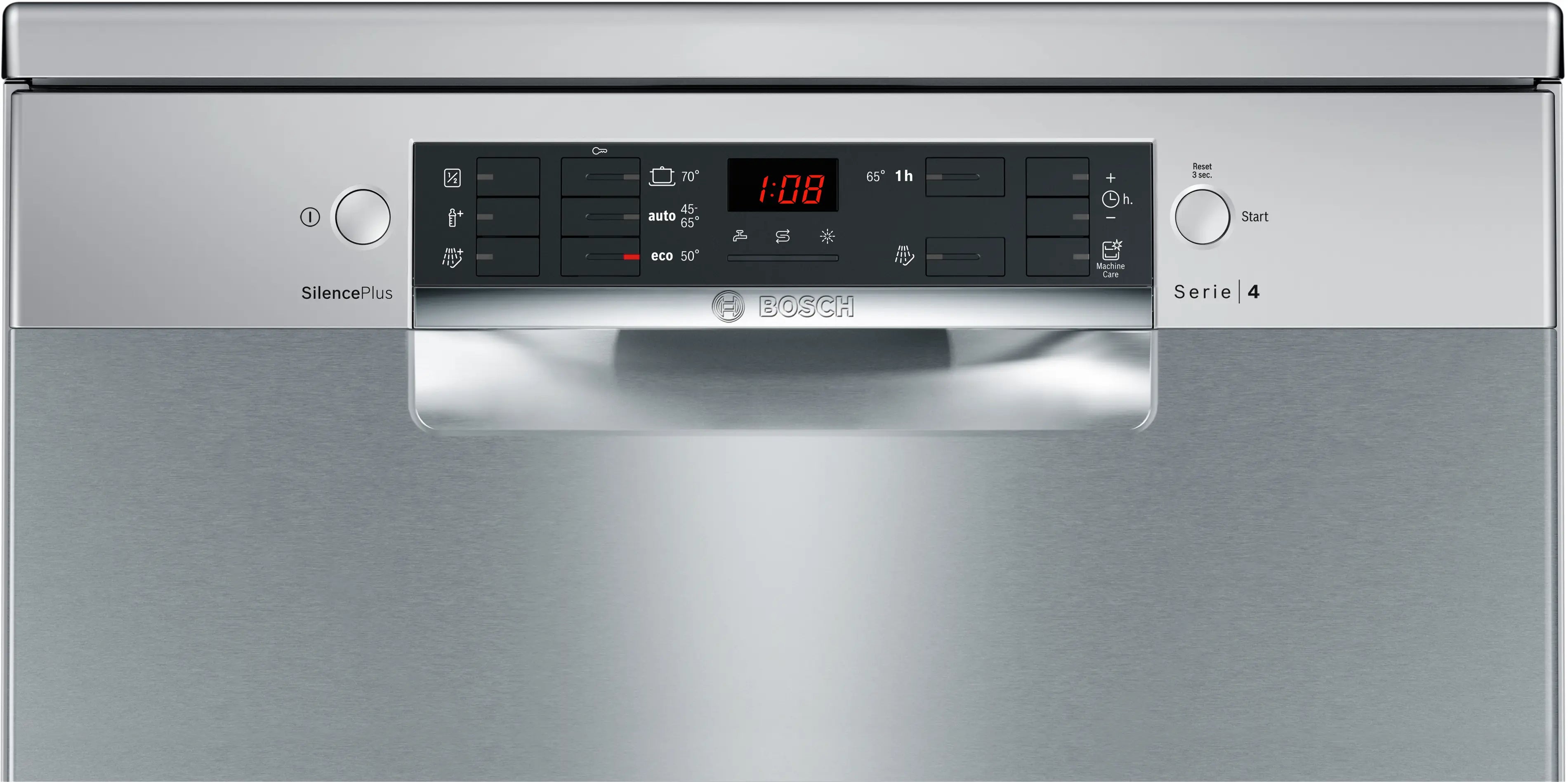 Bosch SMS45DI10Q Serie 4 Freestanding Dishwasher 60 cm 5 Programs Stainless Steel product image 3