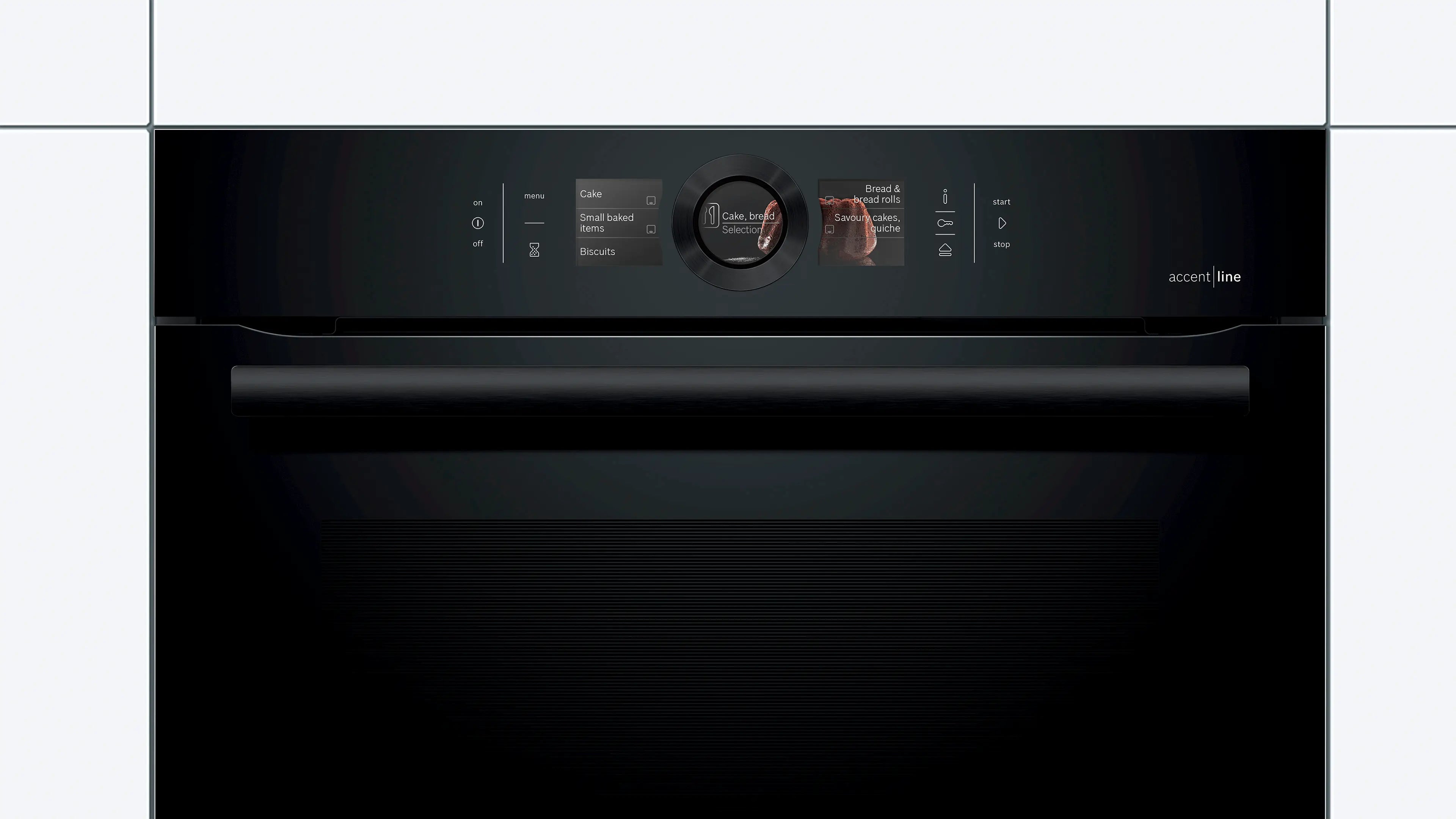 Bosch HSG856XC1 AccentLine Built-In Steam Oven 60cm 71L Stainless Steel - Bosch Built-in steam oven product image 2