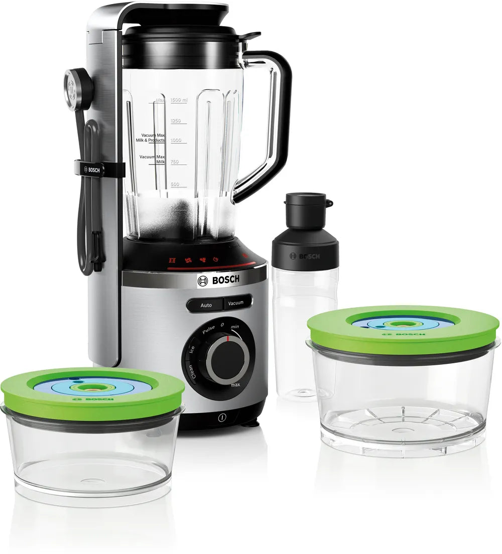 Bosch MMBV625M VitaMaxx Vacuum Blender 1000W Silver product view 4