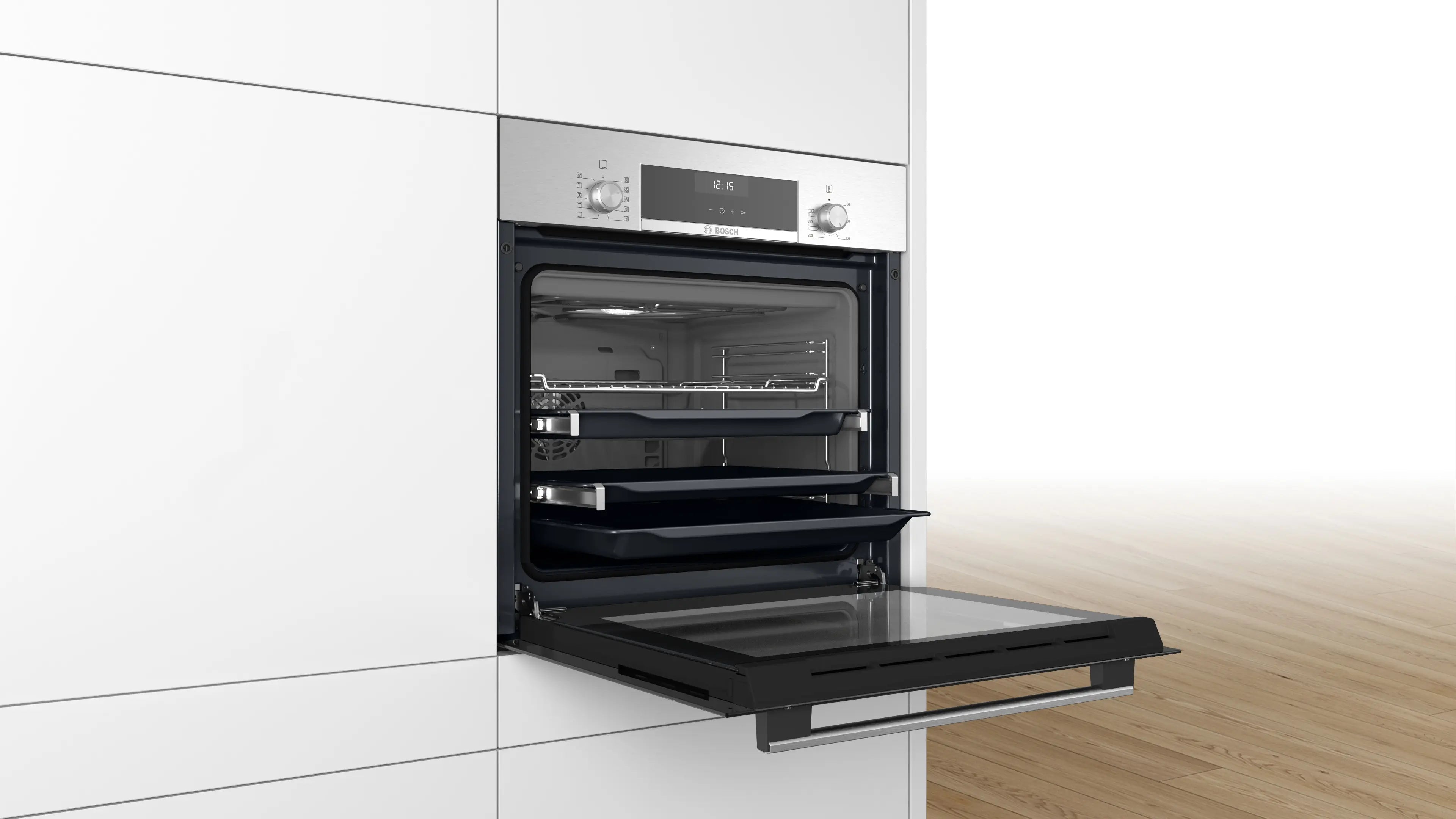 Bosch HBJ558YS0Q Serie 6 Built-In Electric Oven 60cm 66L EcoClean Stainless Steel - Bosch Built-in electric oven product image 5