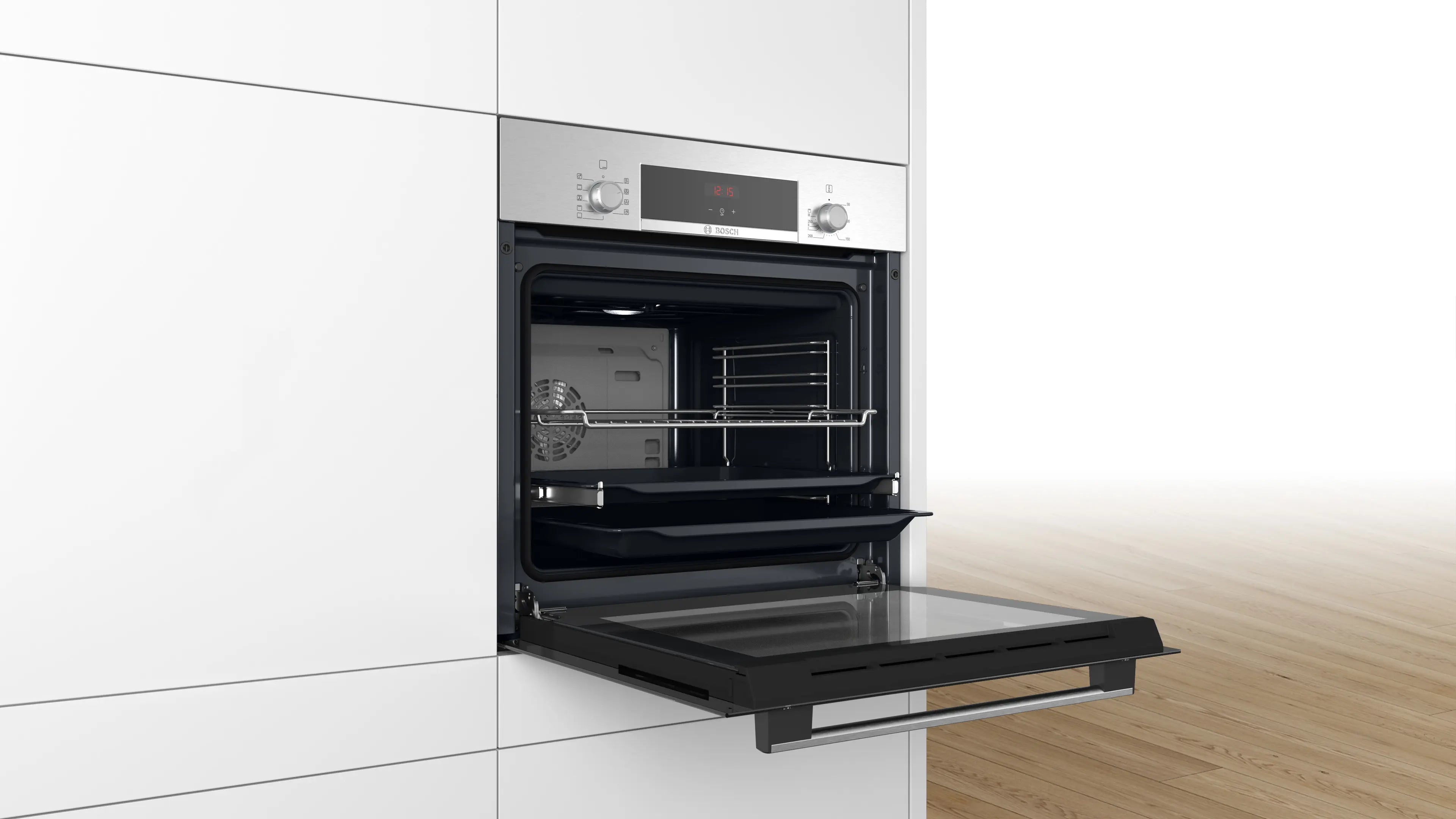 Bosch HBF534ES0Q Serie 4 Built-In Electric Oven 60cm 66L EcoClean Stainless Steel - Bosch Built-in electric oven product image 5
