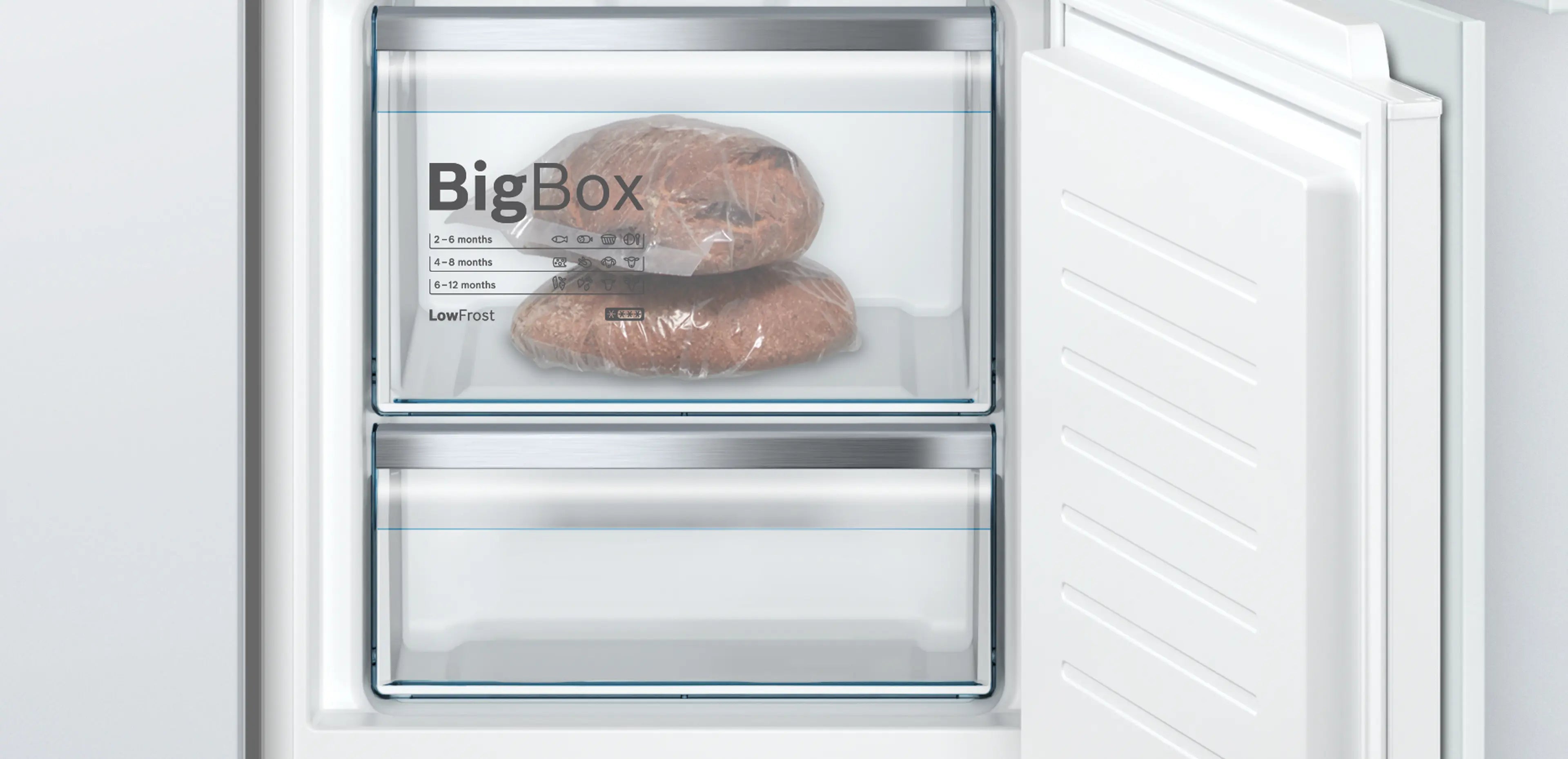 Bosch KIS87AFE0 integrated fridge-freezer product detail view
