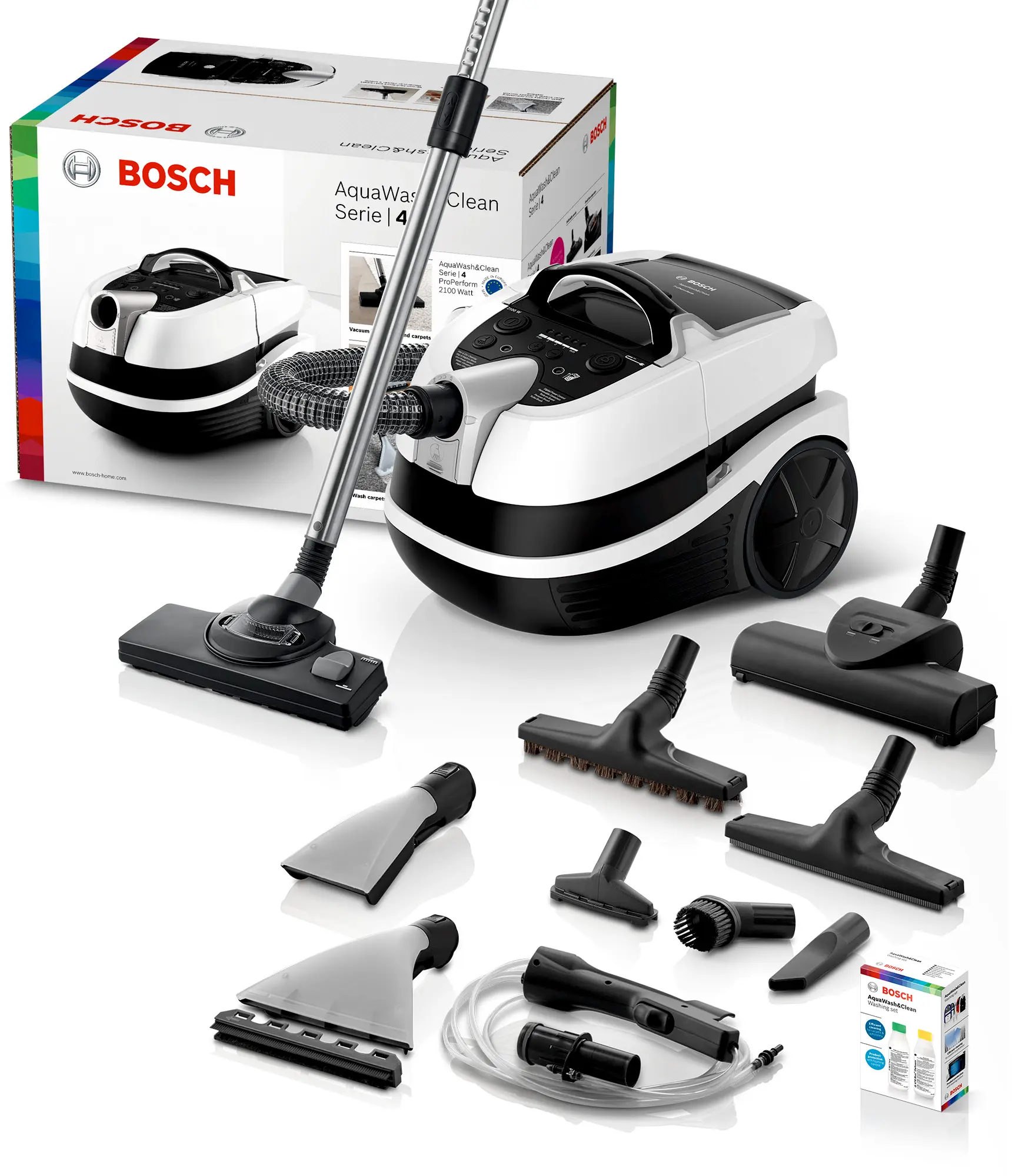 Bosch BWD421PRO AquaWash & Clean Series 4 - Professional Wet & Dry Extraction Vacuum product view 4