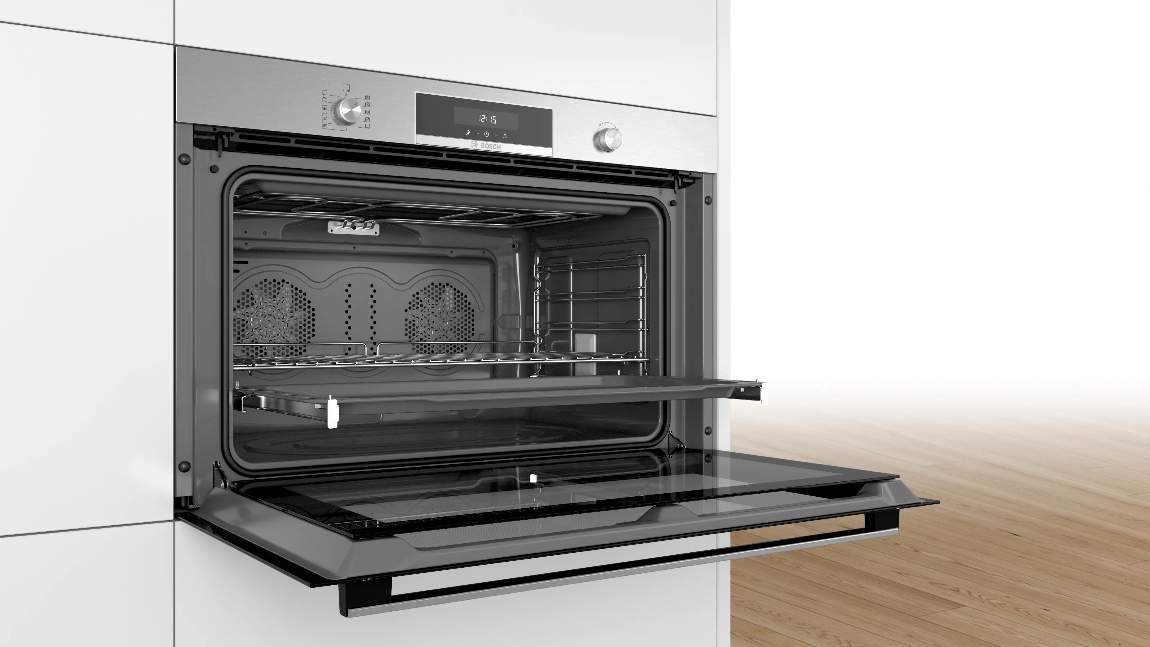 Bosch VBD5780S0 Serie 6 Built-In Electric Oven 90cm 112L Black + Stainless Steel - Bosch Built-in electric oven product image 4