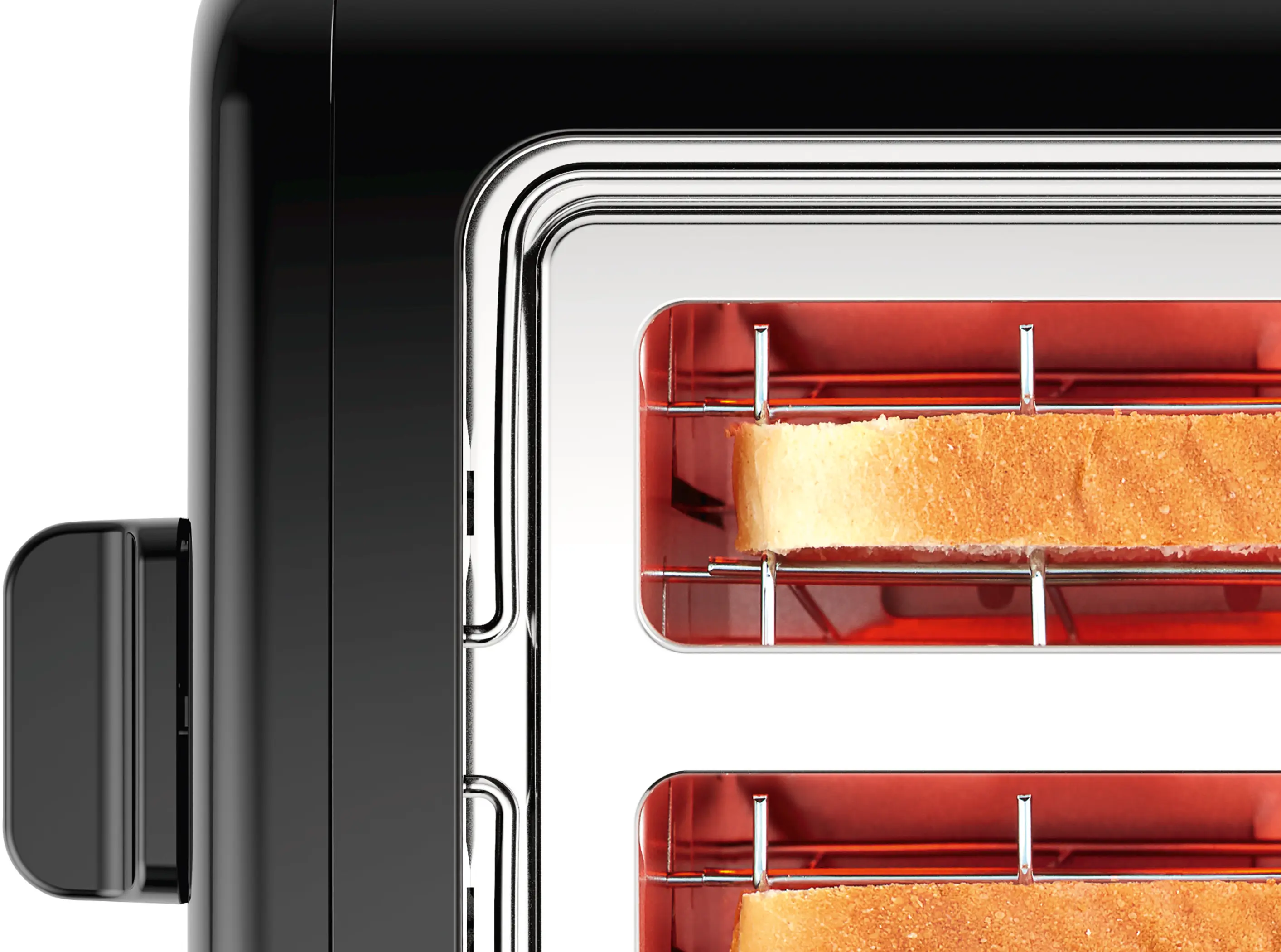 Bosch TAT3P423 DesignLine Toaster 820-970W Black product view 5