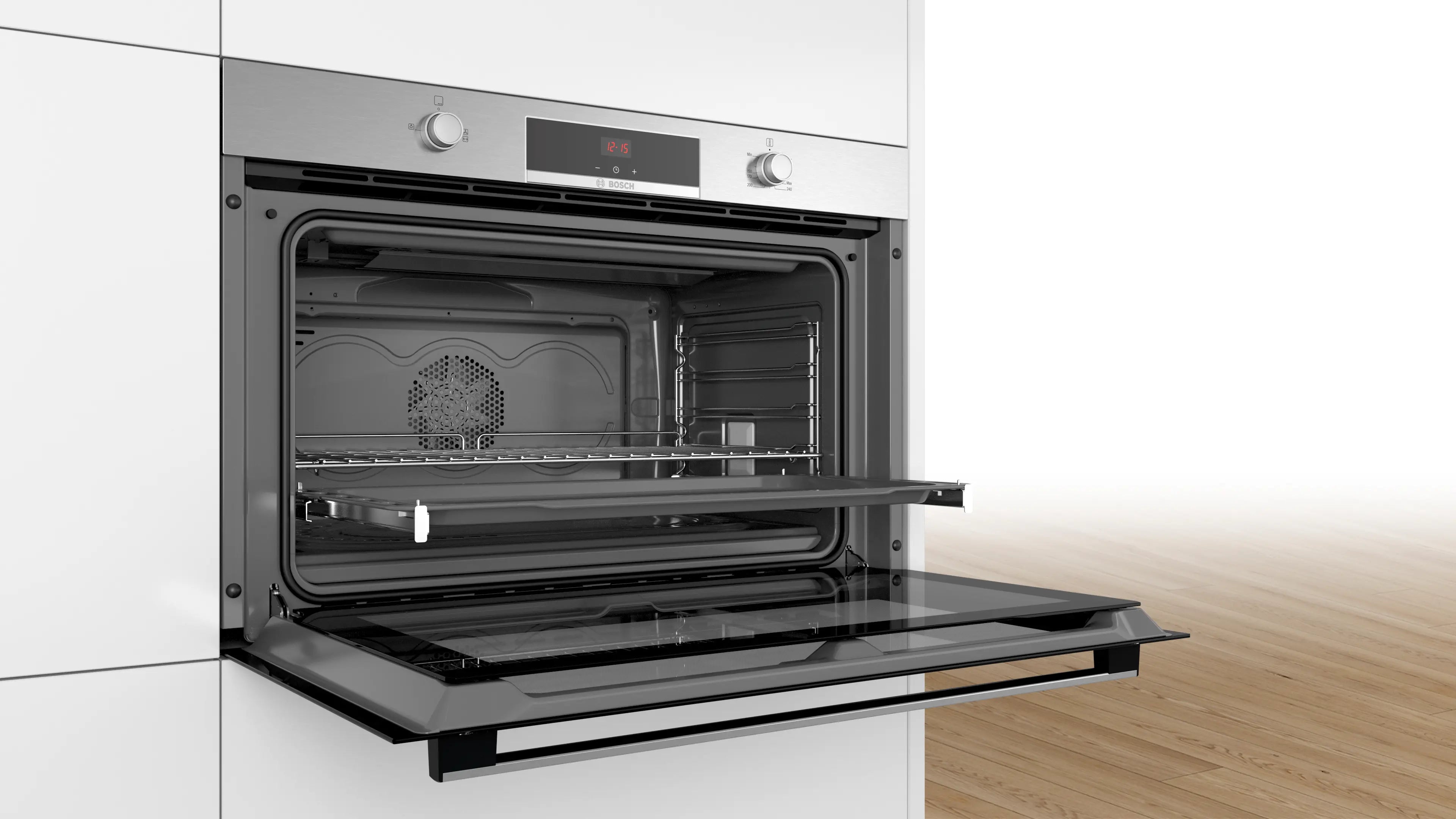 Bosch VGD553FB0 Serie 4 Built-In Gas Oven 90cm 92L Black + Stainless Steel - Bosch Built-in gas oven product image 4