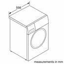 BOSCH WGA25400ME Front-Loading Washing Machine 10kg 1400rpm Series 4 i-Dos A+++ White