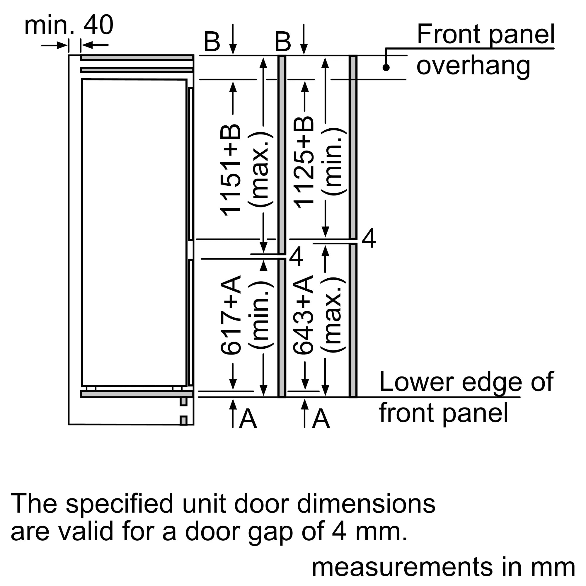 Bosch KIS87AF30U integrated fridge-freezer product image