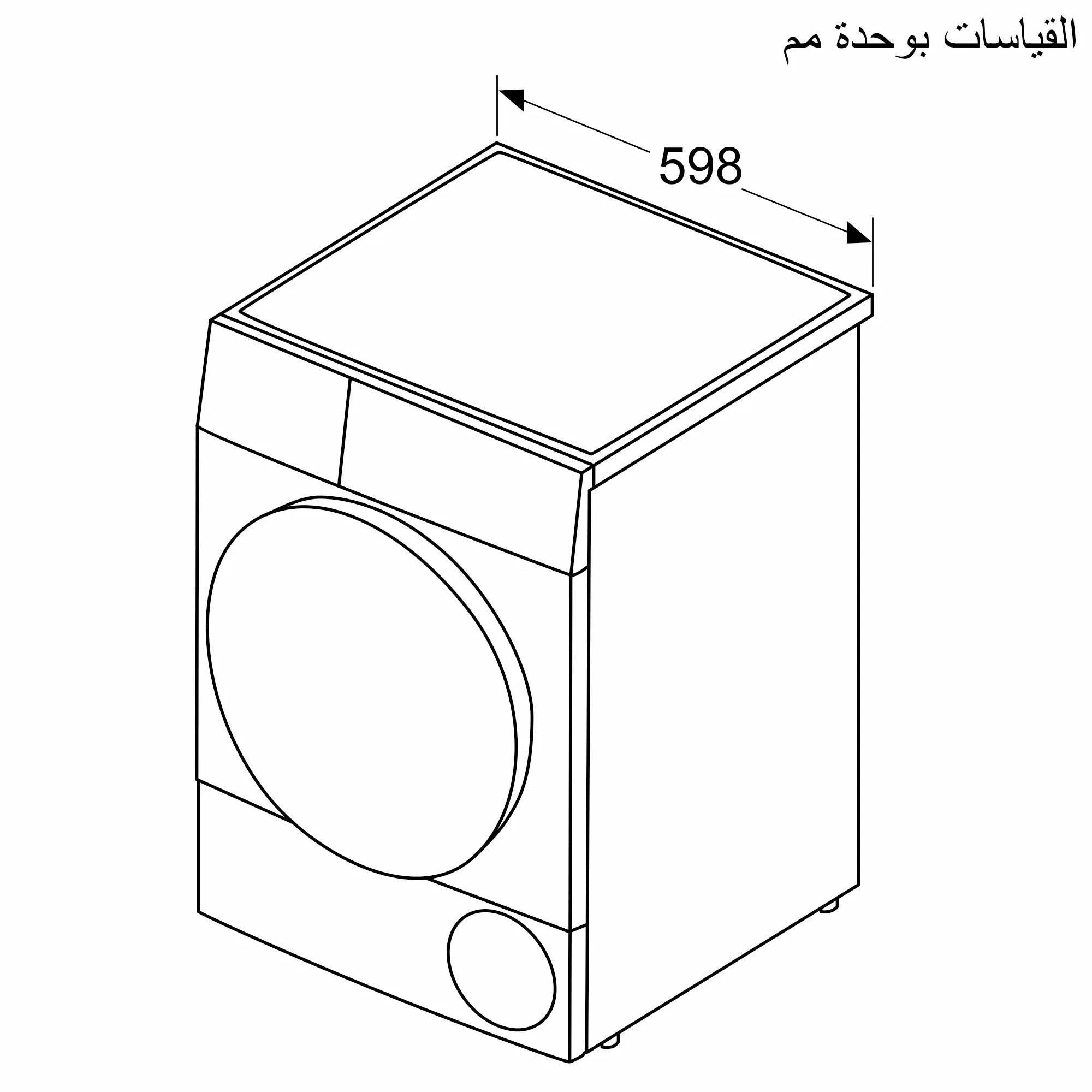 Bosch WQG1420AME heat pump tumble dryer - product detail image 13