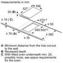 BOSCH PKF375FP2E Built In Elec Ceramic Hob 2-Burners 30cm Serie6