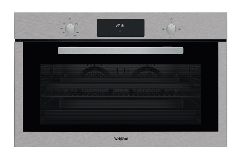 Whirlpool MSA I 5G3F IX Built in Full Gas Oven 90CM 97Lit Inox &amp; Fan+Led Screen