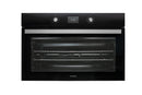 Built In Elec Oven 90cm 105Lit Black,Handel +Knobs Silver-Digital Screen-Auto-Off " Grill+Oven" LT 9 5274 E