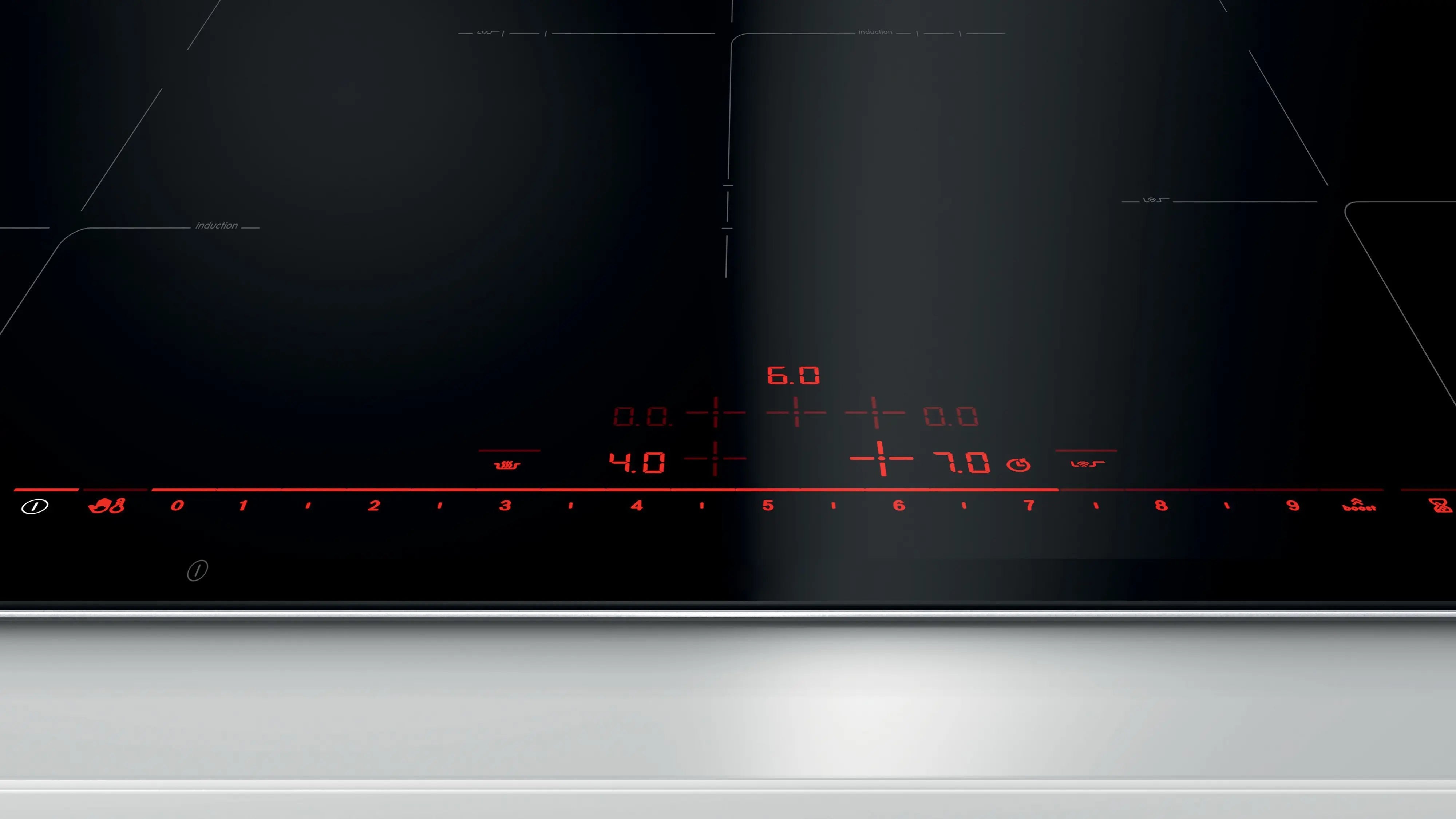 Bosch PIV975DC1E موقد حثي من السلسلة 8 90 سم FlexInduction مستشعر PerfectFry DirectSelect