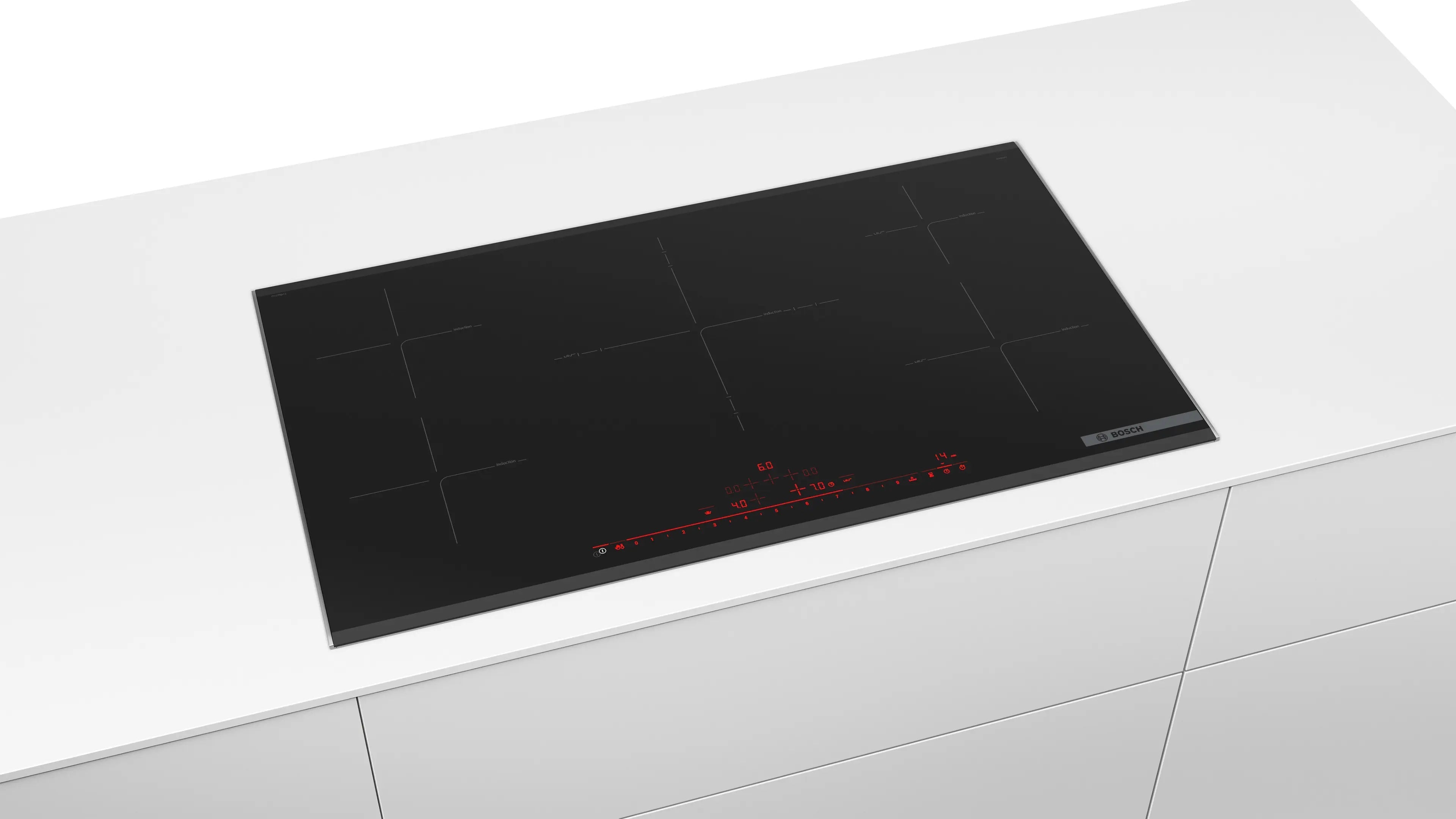 Bosch PIV975DC1E موقد حثي من السلسلة 8 90 سم FlexInduction مستشعر PerfectFry DirectSelect