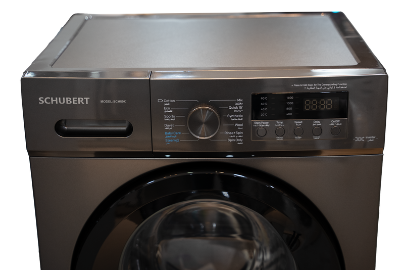 Washer 8kg 1400rpm Silver
