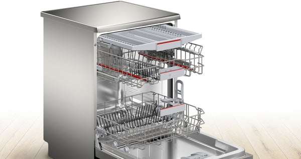 Dishwasher 6 Prog 60cm Serie 4 A++ 9.5lit 3rd Rack Black