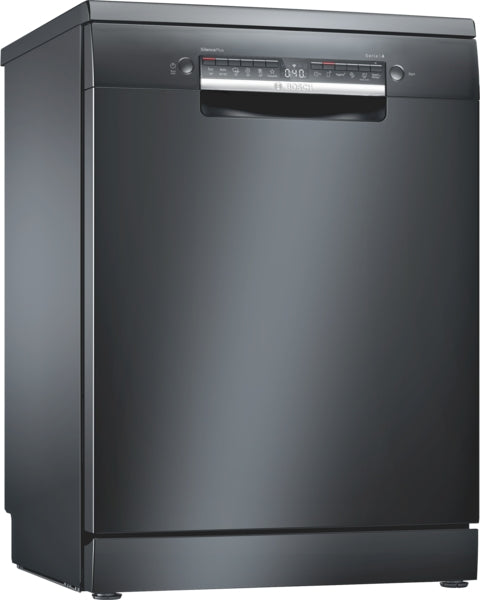Dishwasher 6Prog 60cm Serie 4 A+ 9.5lit 3rd Rack Black Inox