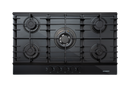 Built In Gas Hob 90cm Glass Black Cast Iron-THETA  A9501 SDF