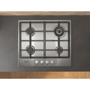 Whirlpool TGML 661 IX Built In Gas Hob 60cm Cast Iron S.Steel