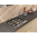 Whirlpool TGML 661 IX Built In Gas Hob 60cm Cast Iron S.Steel