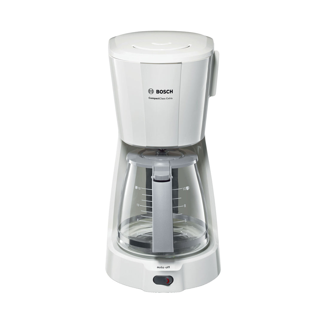 Bosch TKA3A031 CompactClass Extra Filter Coffee Maker 1100W White main product image