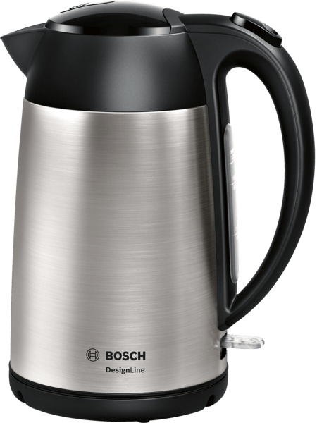 Bosch TWK3P420 DesignLine Water Kettle 1.7L 2400W Stainless Steel main product image