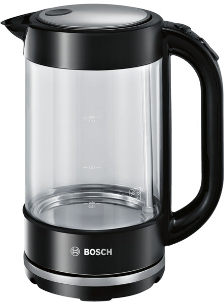 Bosch TWK70B03 Glass Water Kettle 1.7L 2400W Black main product image