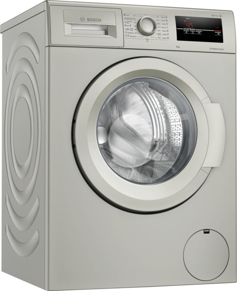 Washing Machine 8kg 1000rpm Serie2 A+++ Silver-WAJ2018SME-T