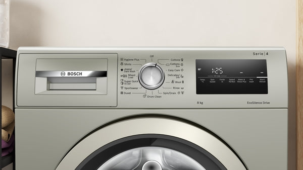 Washing Machine 8kg 1200rpm Serie4 A+++ Silver