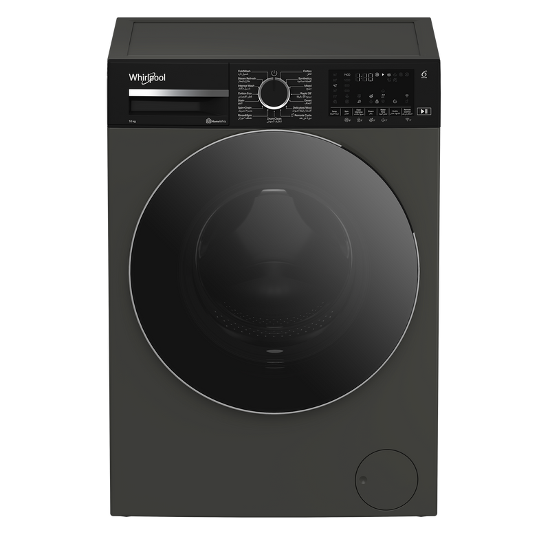 Whirlpool WFL 10143D SBMJ Washing Machine 10kg 1400rpm 6 Sense A+++  Silver