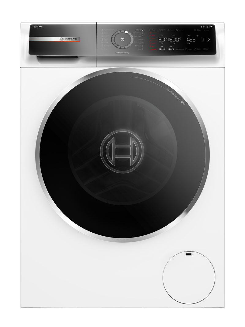 Washing machine 10kg 1600rpm Ser8 White