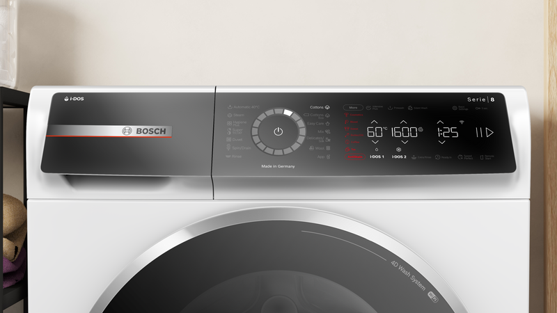 Washing machine 10kg 1600rpm Ser8 White