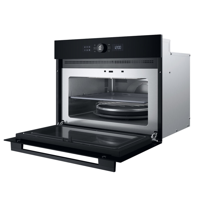 Whirlpool WMW57DHMBUK Built in Microwave Oven 40lit Full Black 6th Sense/W-Line M