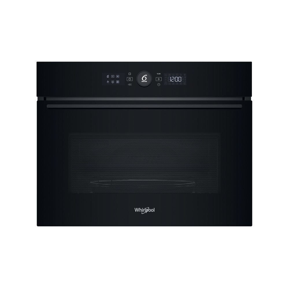 Whirlpool WMW57DHMBUK Built in Microwave Oven 40lit Full Black 6th Sense/W-Line M