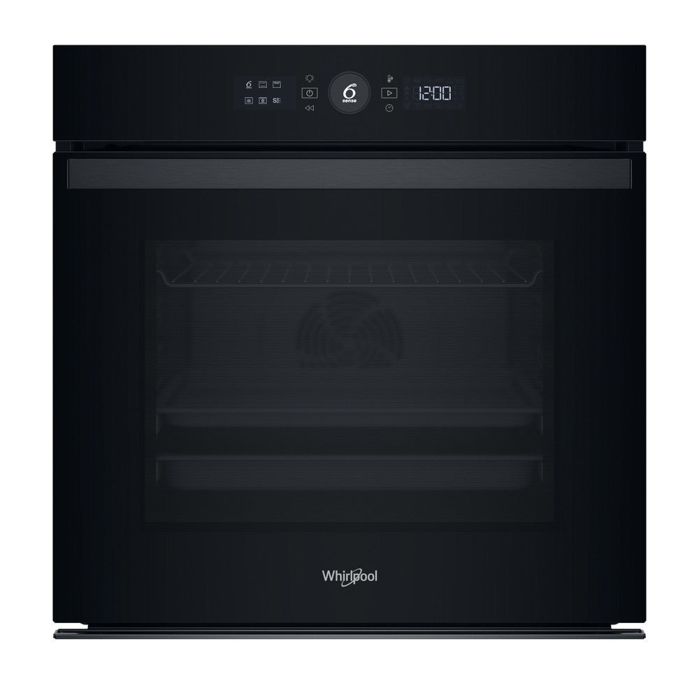 Whirlpool Whirlpool WOI4S8HM2SBA Built in Electric Oven 60cm 73lit Black 6th Sense Whirlpool Whirlpool WOI4S8HM2SBA Built in Electric Oven 60cm 73lit Black 6th Sense