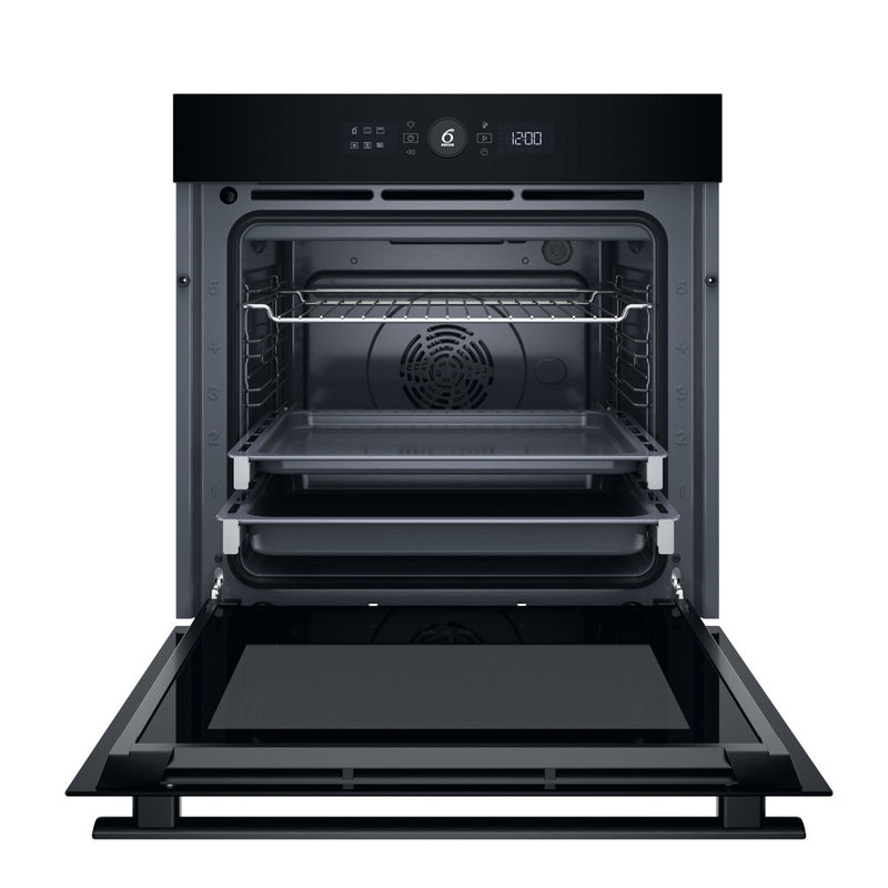 Whirlpool WOI4S8HM2SBA Built in Electric Oven 60cm 73lit Black 6th Sense