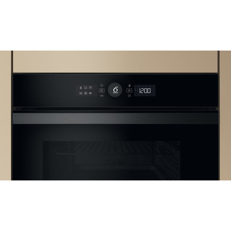 Whirlpool WOI4S8HM2SBA Built in Electric Oven 60cm 73lit Black 6th Sense