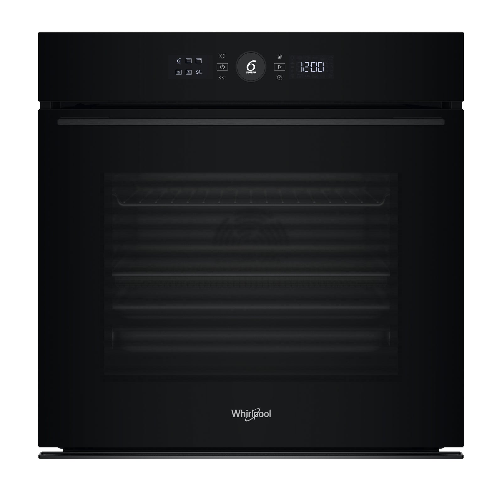 Whirlpool Whirlpool WOI5S8HM1SBA Built in Electric Oven 60cm 73lit Full Black 6th Sense