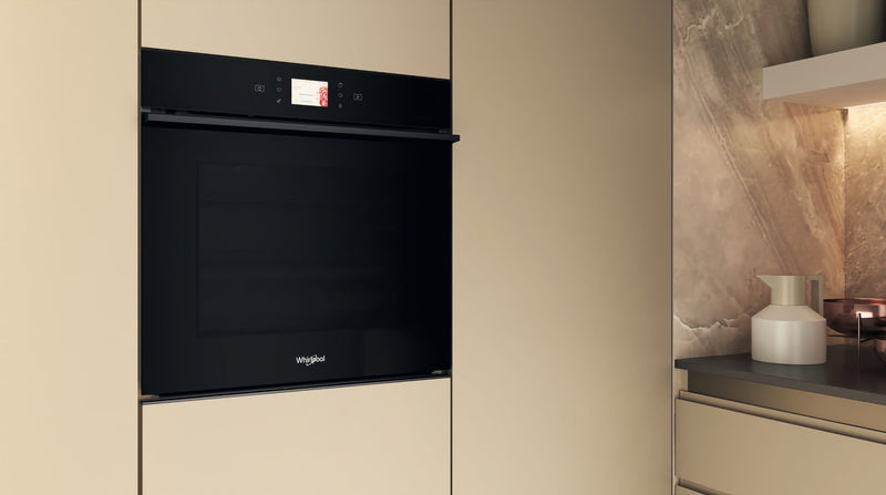 Whirlpool WOI9A8PT2SBA Built in Electric  Steam Oven 60cm 73lit Full Black 6th Sense/W-Line