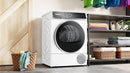 Condenser Dryer 9kg Serie 8 & Heat Pump white A+++
