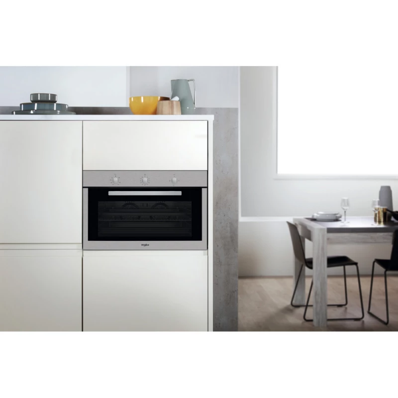 Whirlpool MSA 3G3F IX built-in gas oven detail view