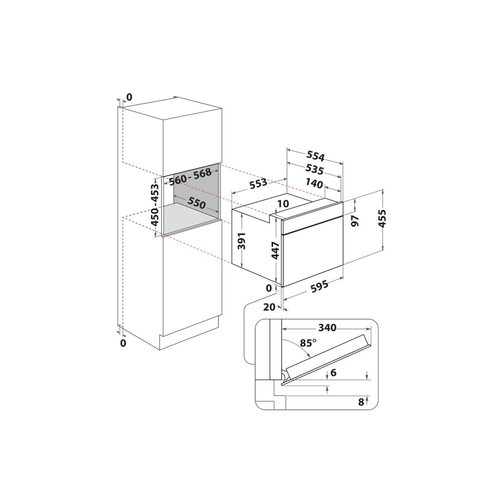 Whirlpool WMW57DHMBUK built-in microwave product image 7